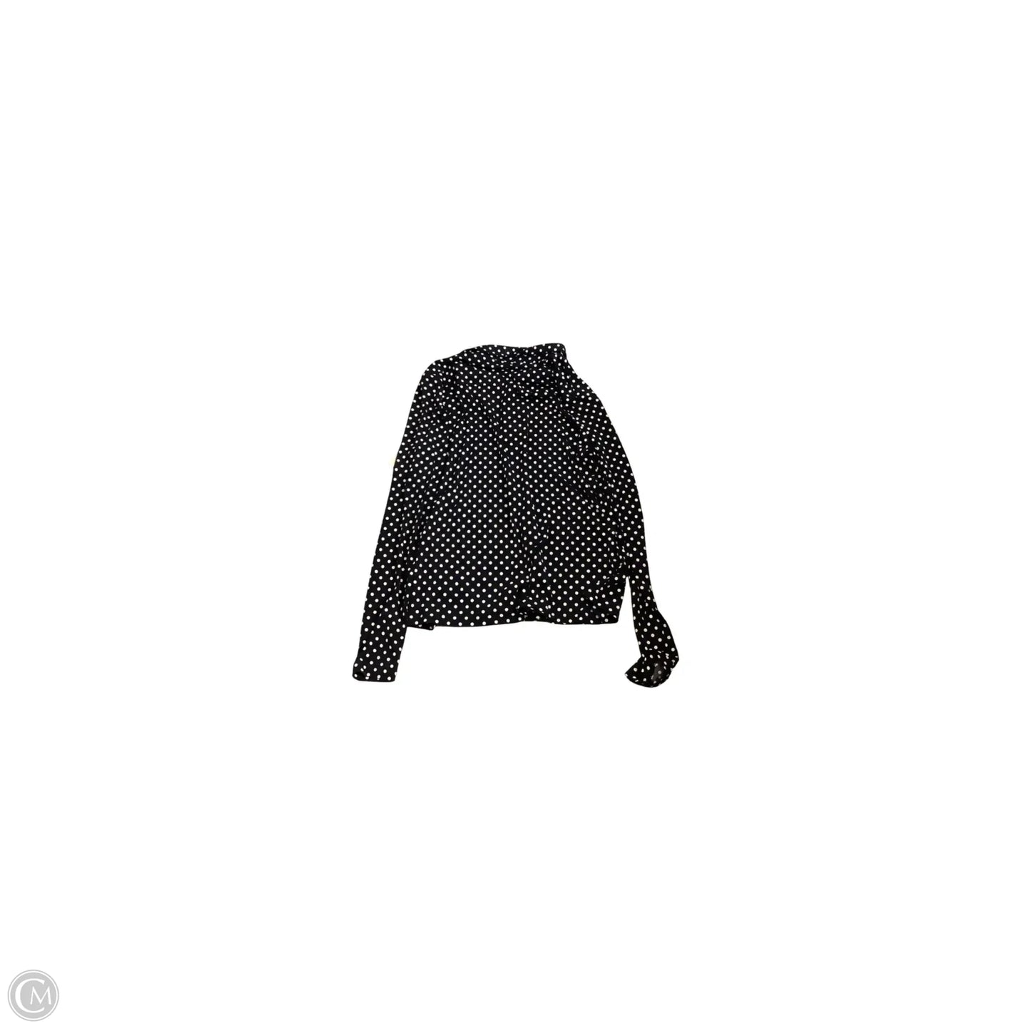 Top Long Sleeve Basic By Tommy Hilfiger In Polkadot Pattern, Size: L