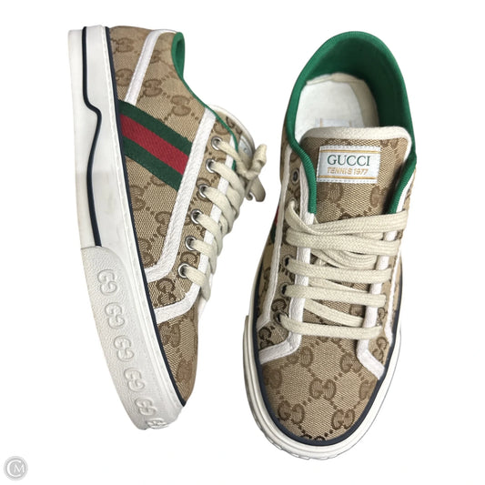 Shoes Luxury Designer By Gucci In Tan