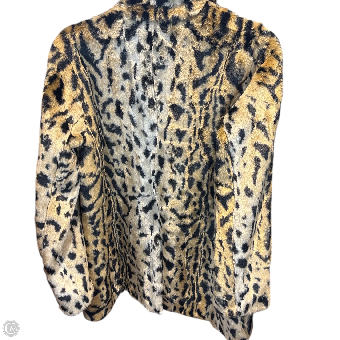 Jacket Faux Fur & Sherpa By Velvet By Graham & Spencer In Animal Print, Size: Xs