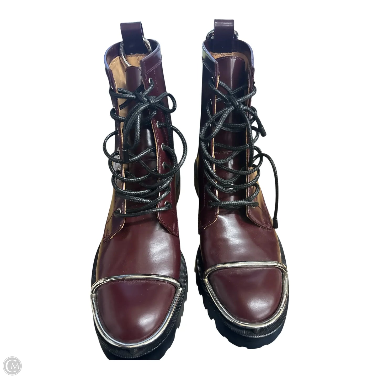 Boots Luxury Designer By Alexander Wang In Maroon