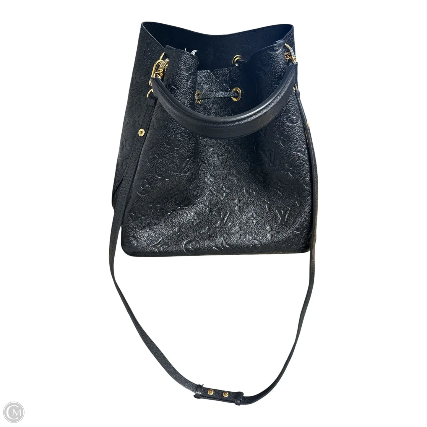 Louis Vuitton Néonoé Bucket Bag Black Monogram Empreinte Leather (Medium)