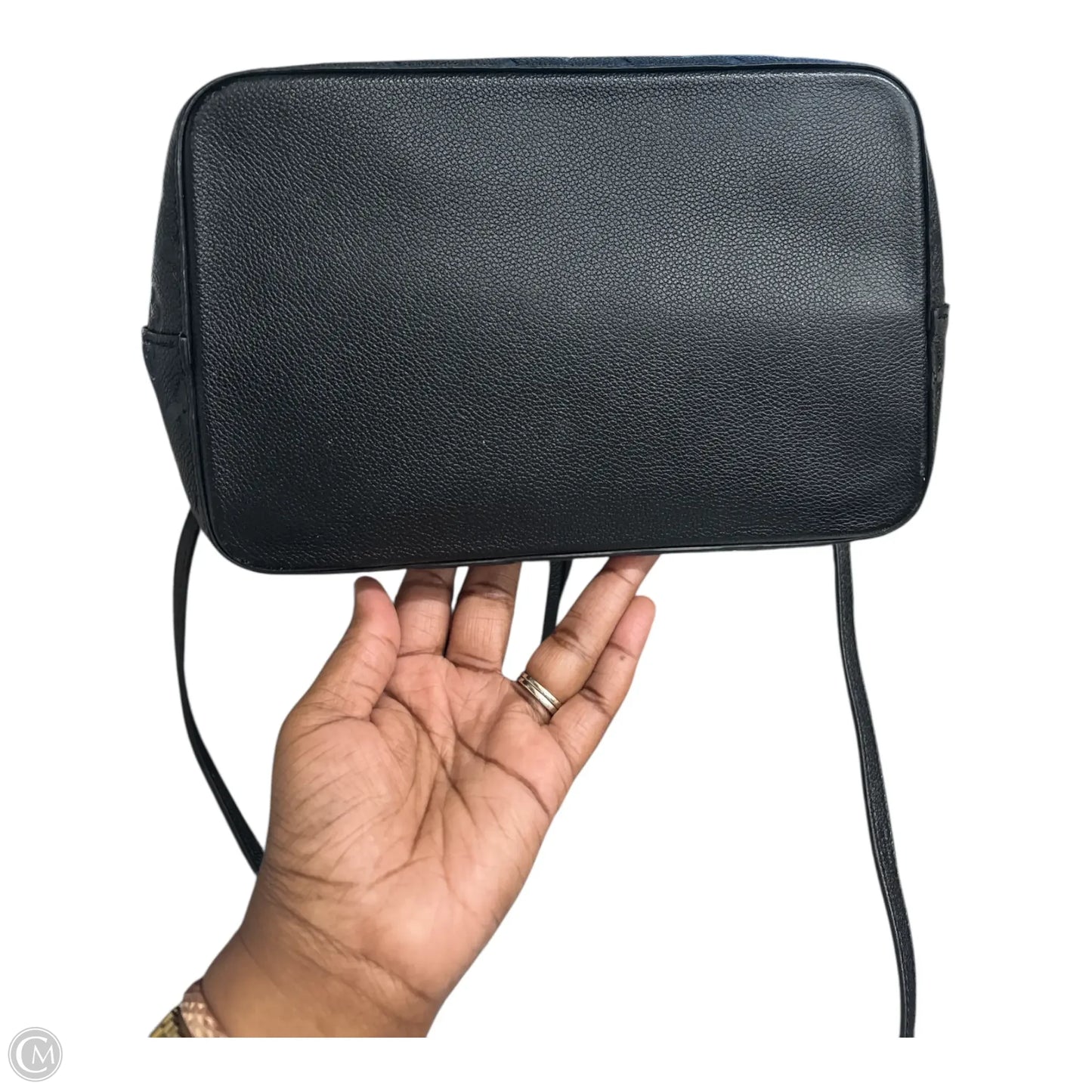 Louis Vuitton Néonoé Bucket Bag Black Monogram Empreinte Leather (Medium)