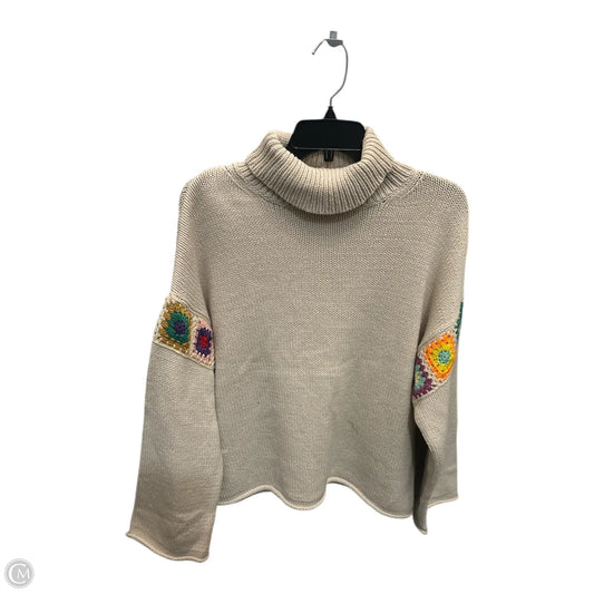 Sweater By Clothes Mentor In Cream, Size: Xl