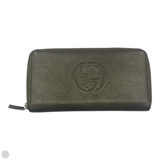 Wallet Luxury Designer By Gucci, Size: Large