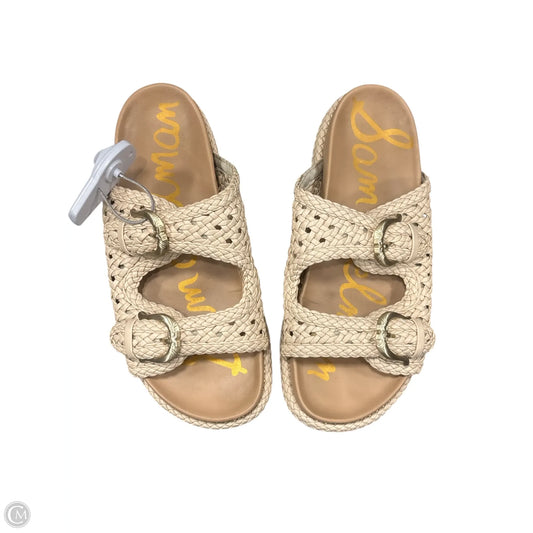 Sandals Flats By Sam Edelman In Cream, Size: 8.5