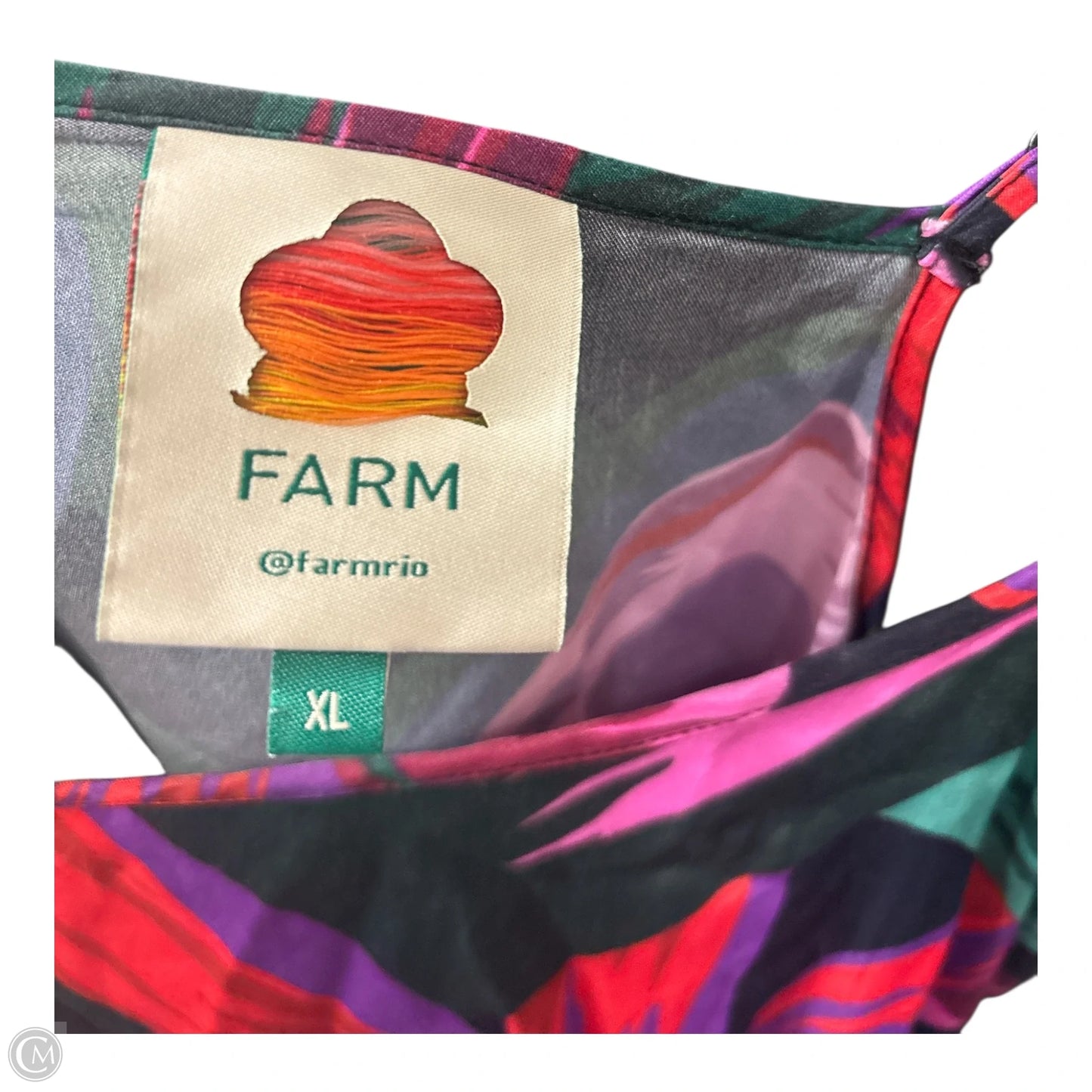 Dress Casual Midi By Farm Rio In Multi-colored, Size: Xl