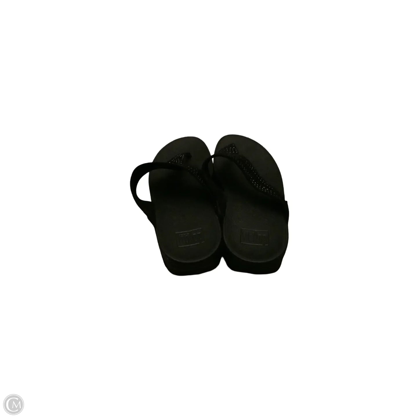 Sandals Flip Flops By Fitflop In Black, Size: 10
