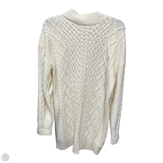 Dress Sweater By Wishlist In Cream, Size: M