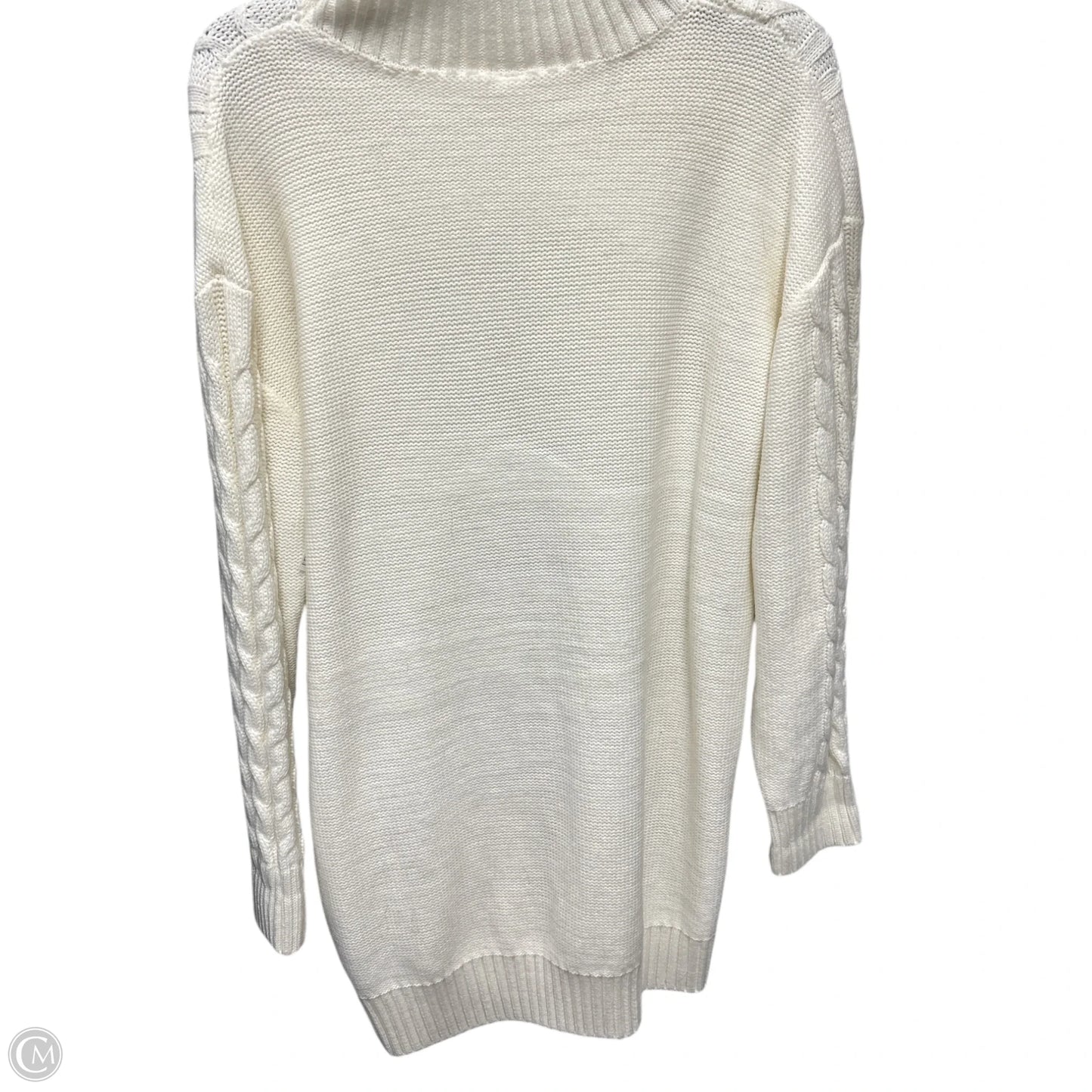 Dress Sweater By Wishlist In Cream, Size: M