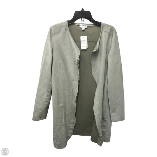 Blazer By Carmen By Carmen Marc Valvo In Green, Size: S