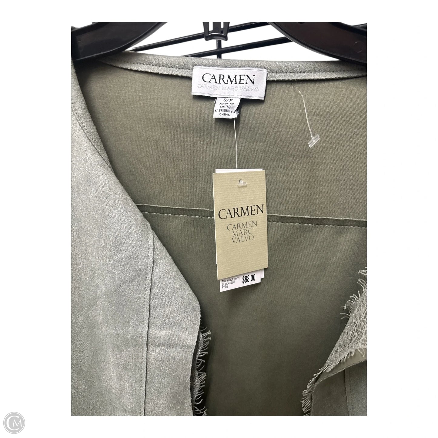 Blazer By Carmen By Carmen Marc Valvo In Green, Size: S