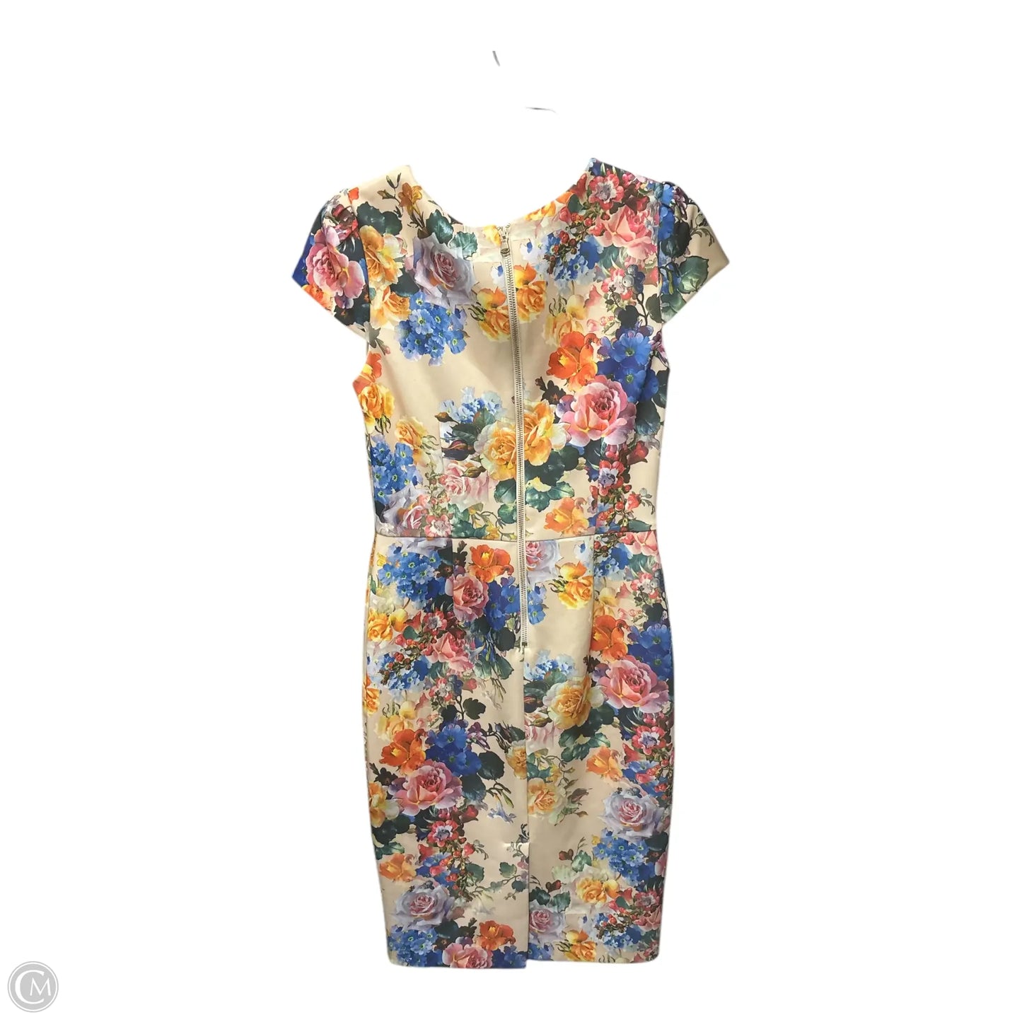 Dress Casual Midi By Betsey Johnson In Floral Print, Size: 4