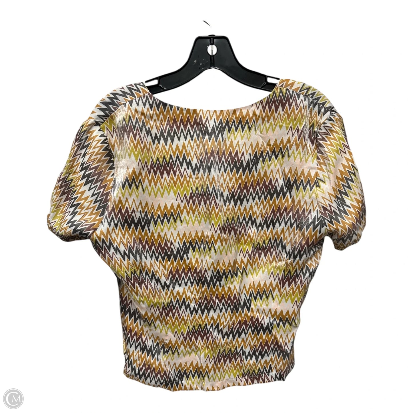 Top Short Sleeve Luxury Designer By Missoni In Multi-colored, Size: S