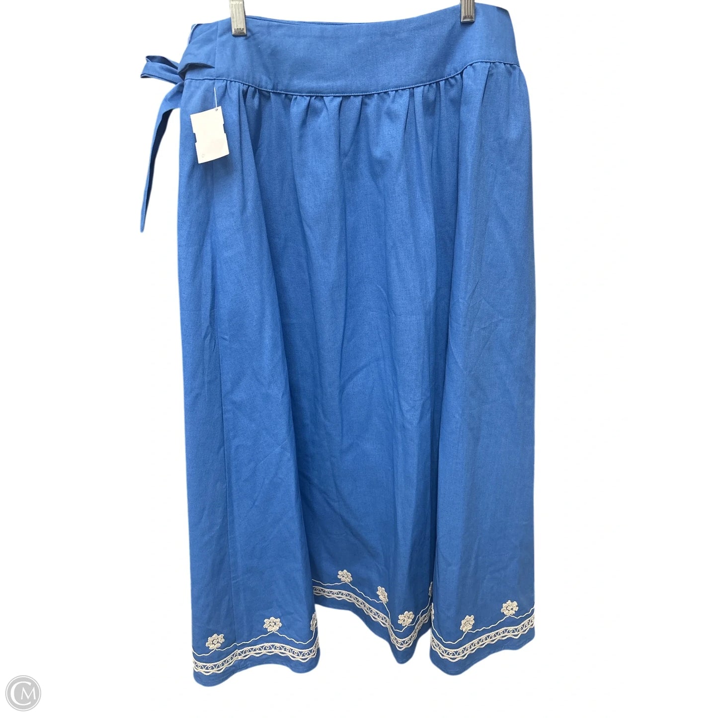 Skirt Set 2pc By Mable In Blue, Size: L