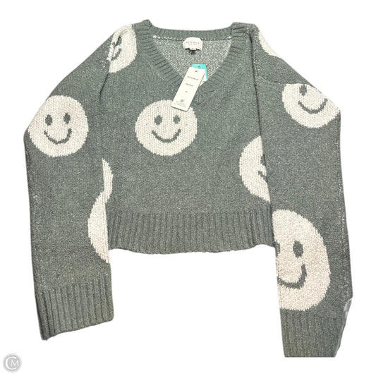 Sweater By Clothes Mentor In Grey, Size: M