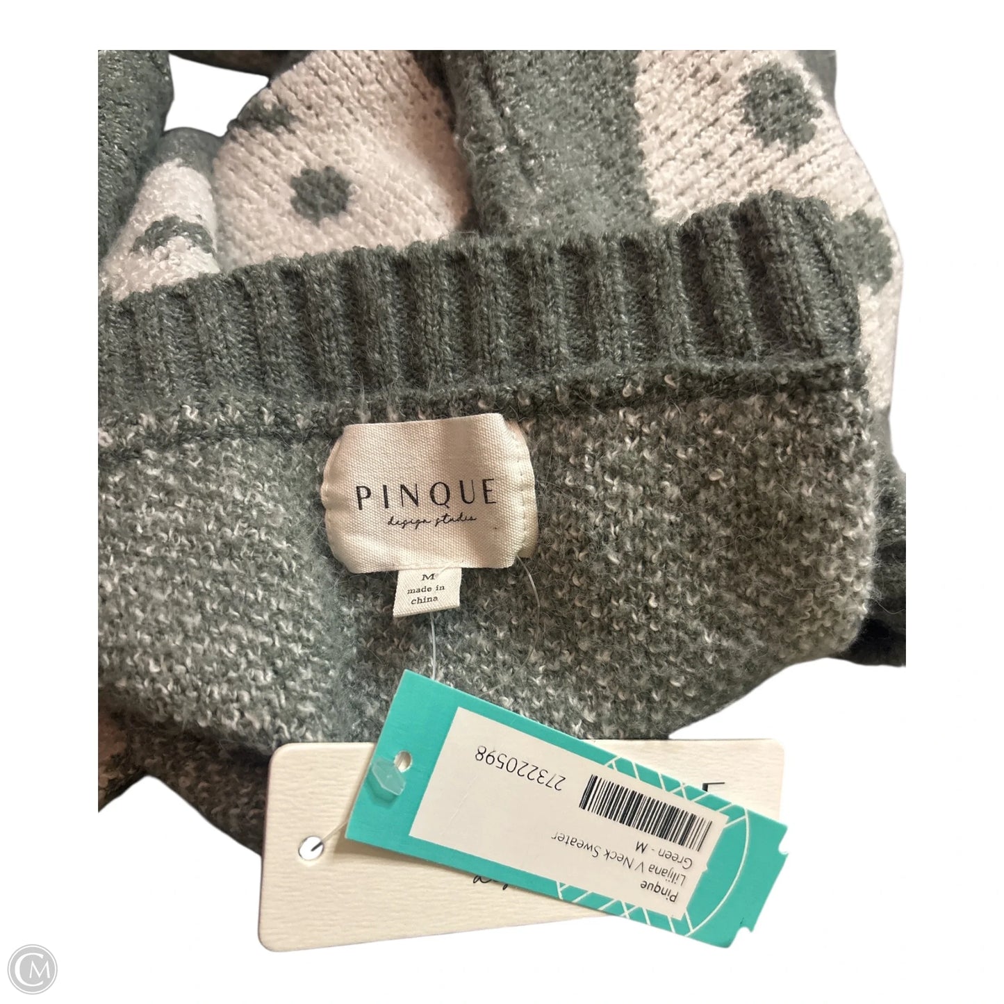 Sweater By Clothes Mentor In Grey, Size: M