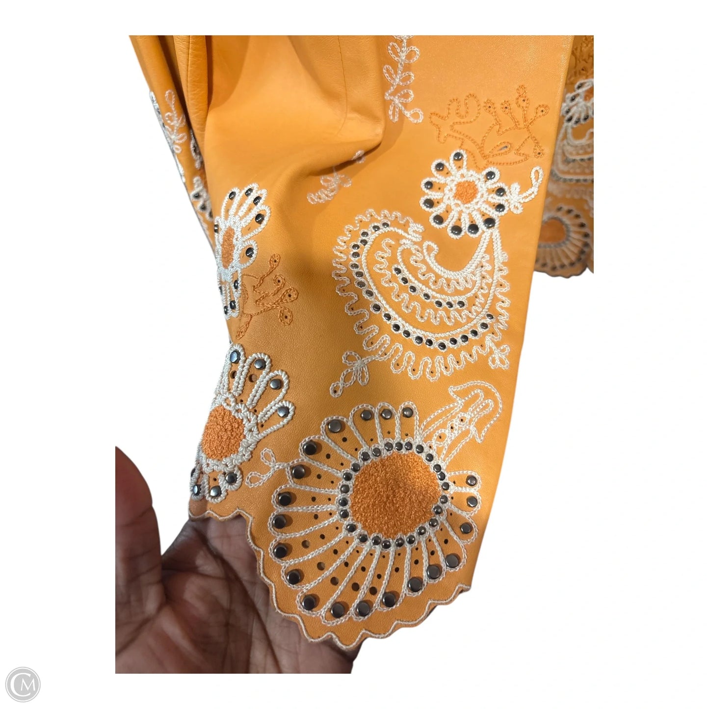 Blazer By Dana Buchman In Orange, Size: 12