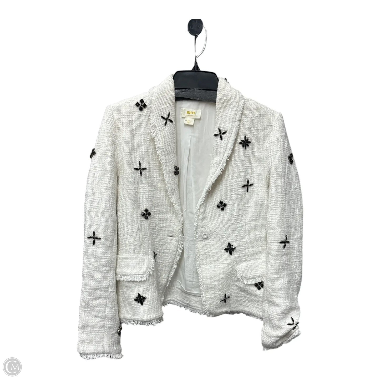 Blazer By Maeve In Yellow, Size: Xxs