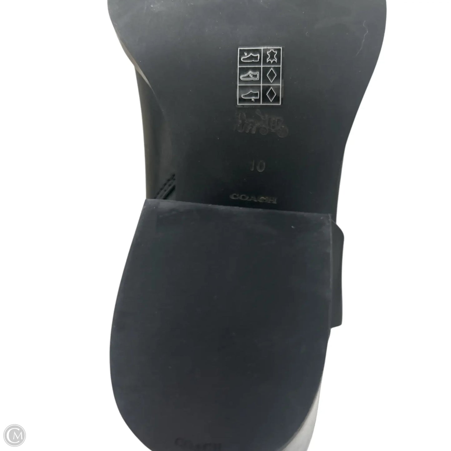 Boots Designer By Coach In Black, Size: 10