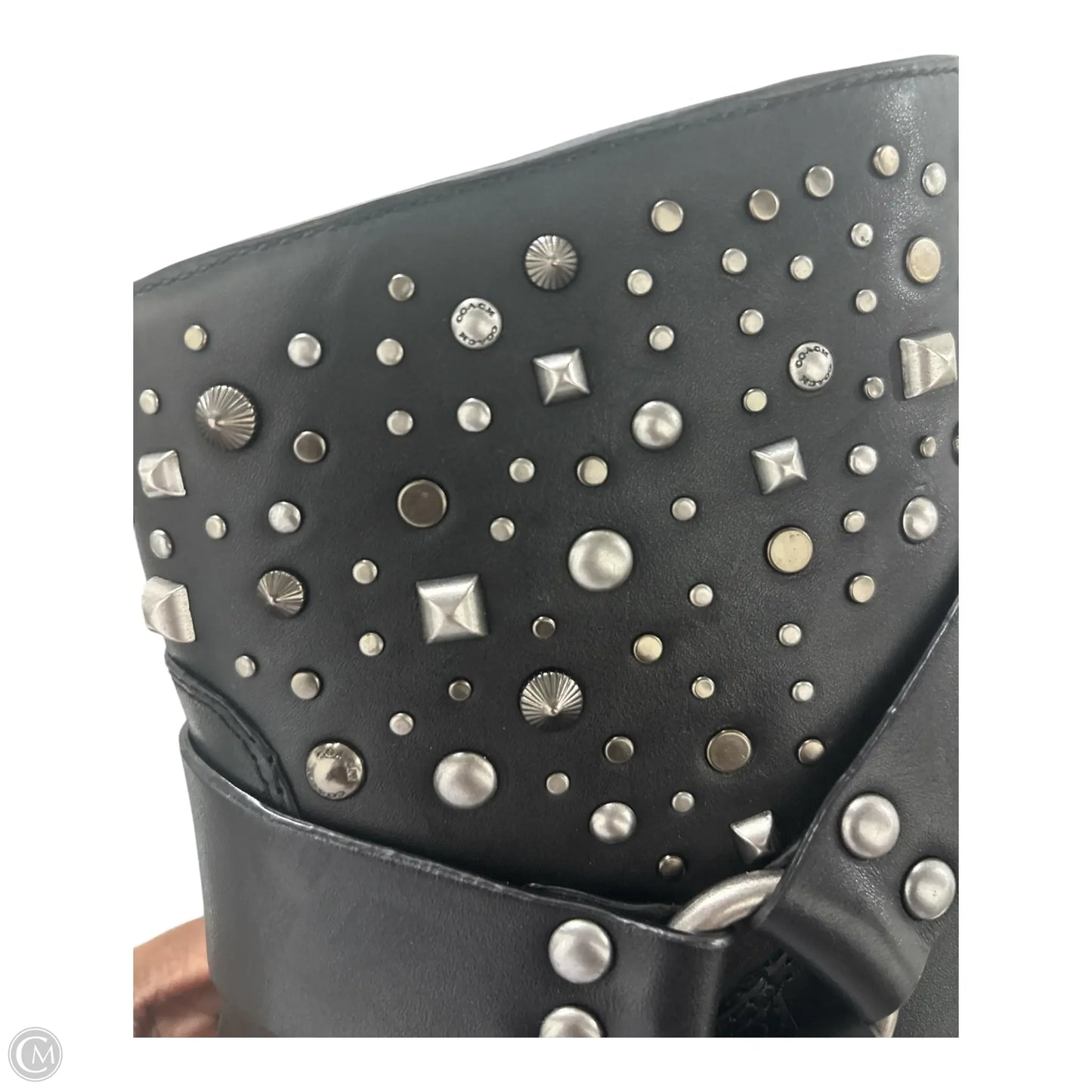 Boots Designer By Coach In Black, Size: 10