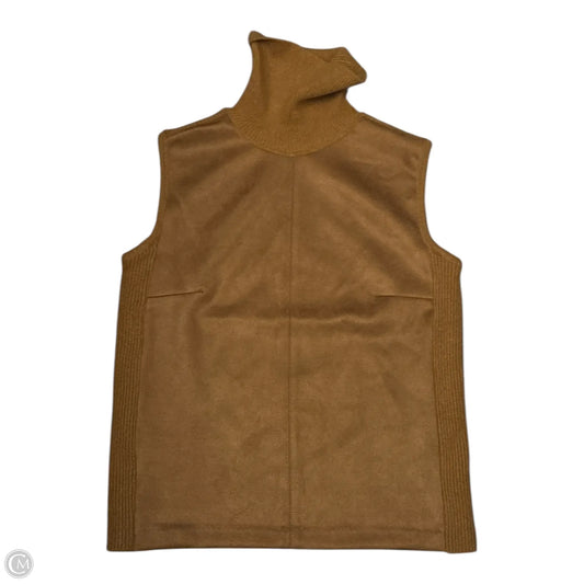 Top Sleeveless Basic By Ann Taylor In Tan, Size: Xs