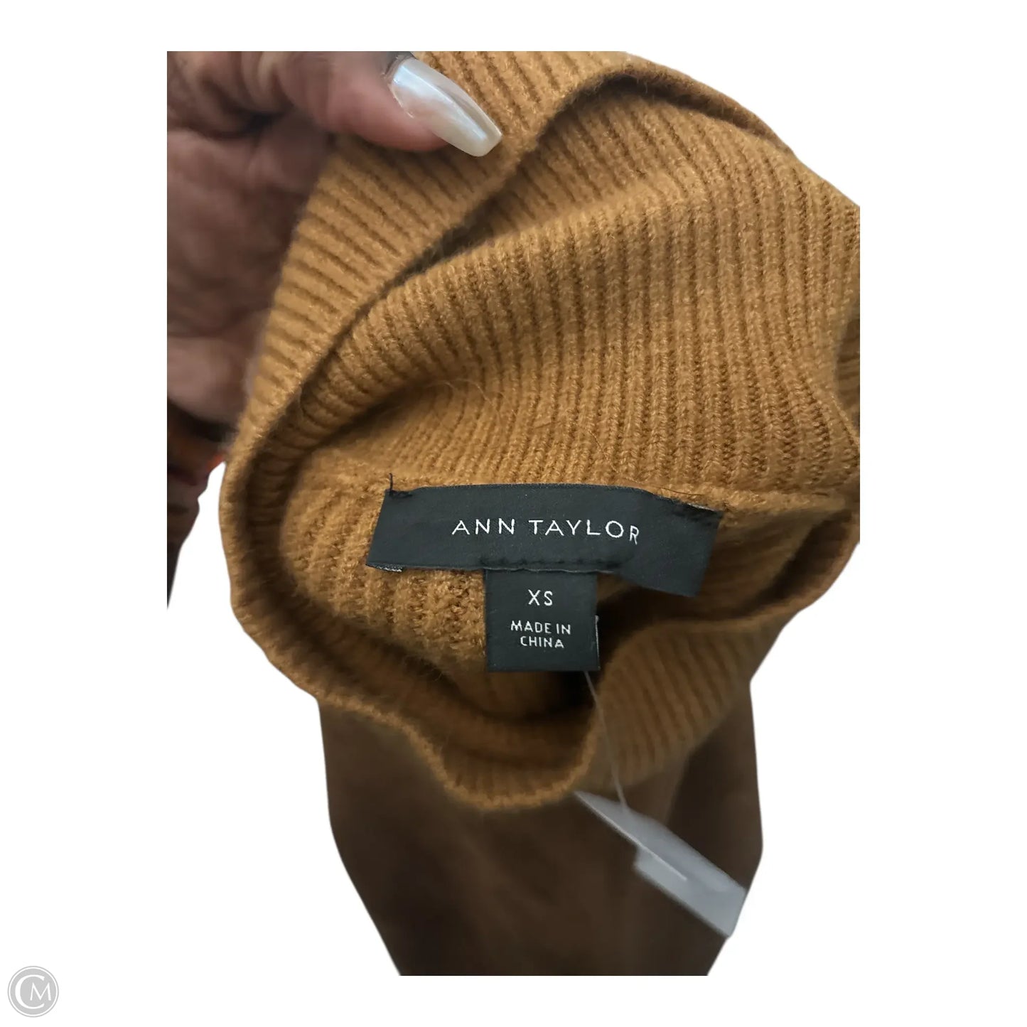 Top Sleeveless Basic By Ann Taylor In Tan, Size: Xs