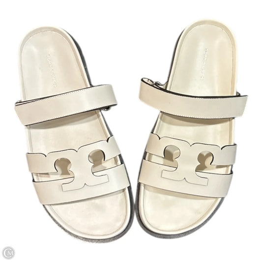 Sandals Designer By Tory Burch In White, Size: 9