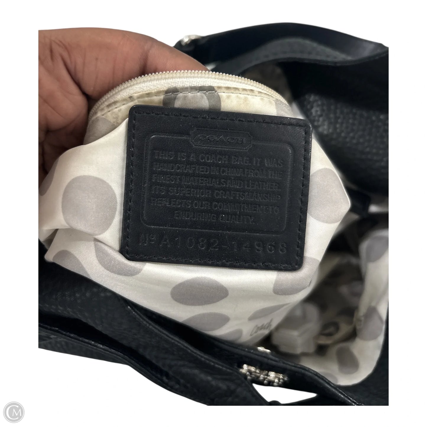 Handbag Designer By Coach, Size: Medium