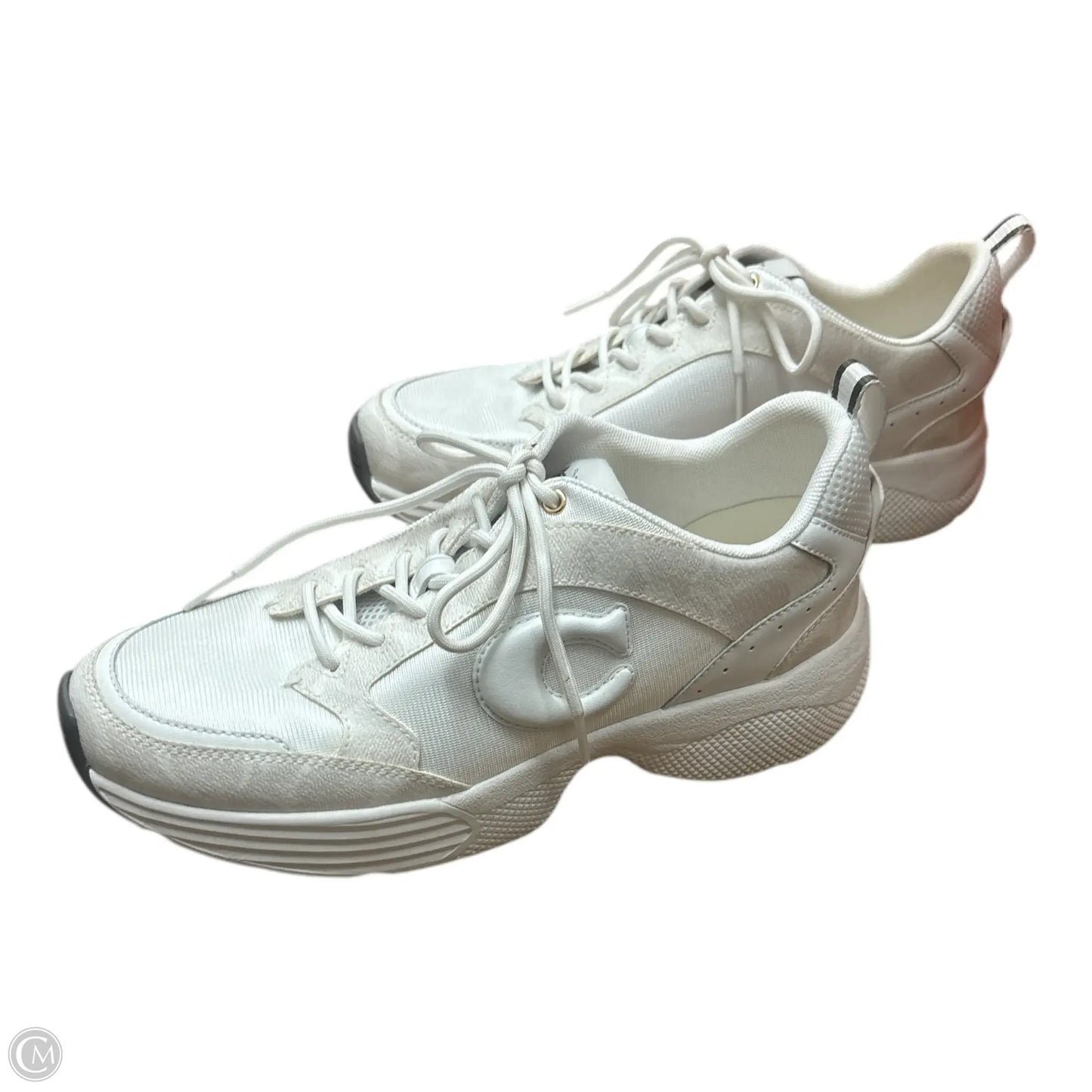 Shoes Designer By Coach In White, Size: 9.5