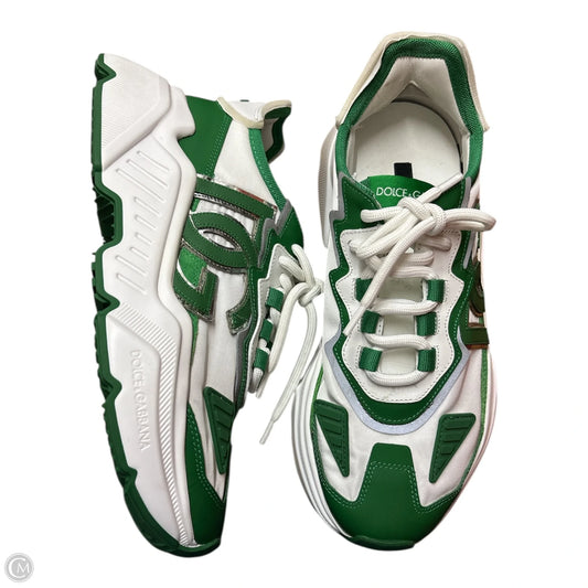 Shoes Luxury Designer By Dolce And Gabbana In Green & White
