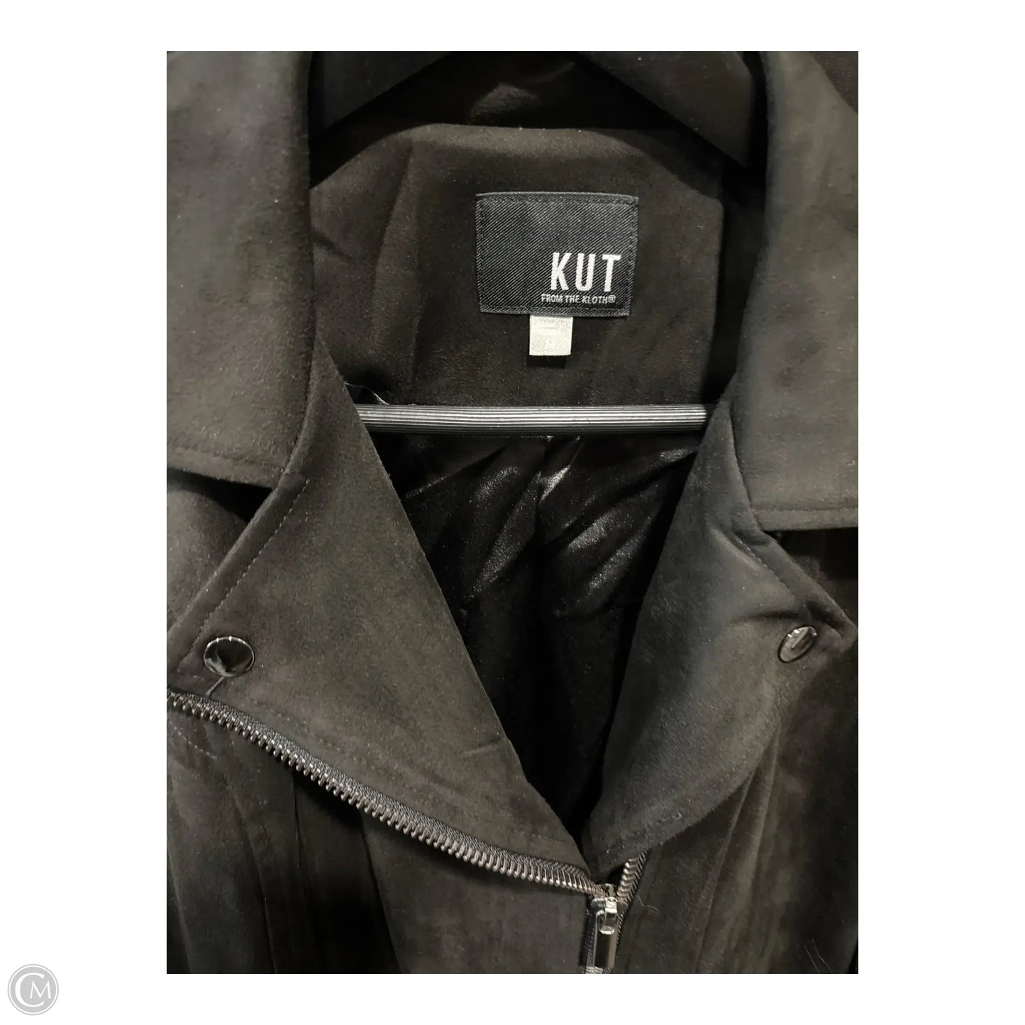 Jacket Moto By Kut In Black, Size: M