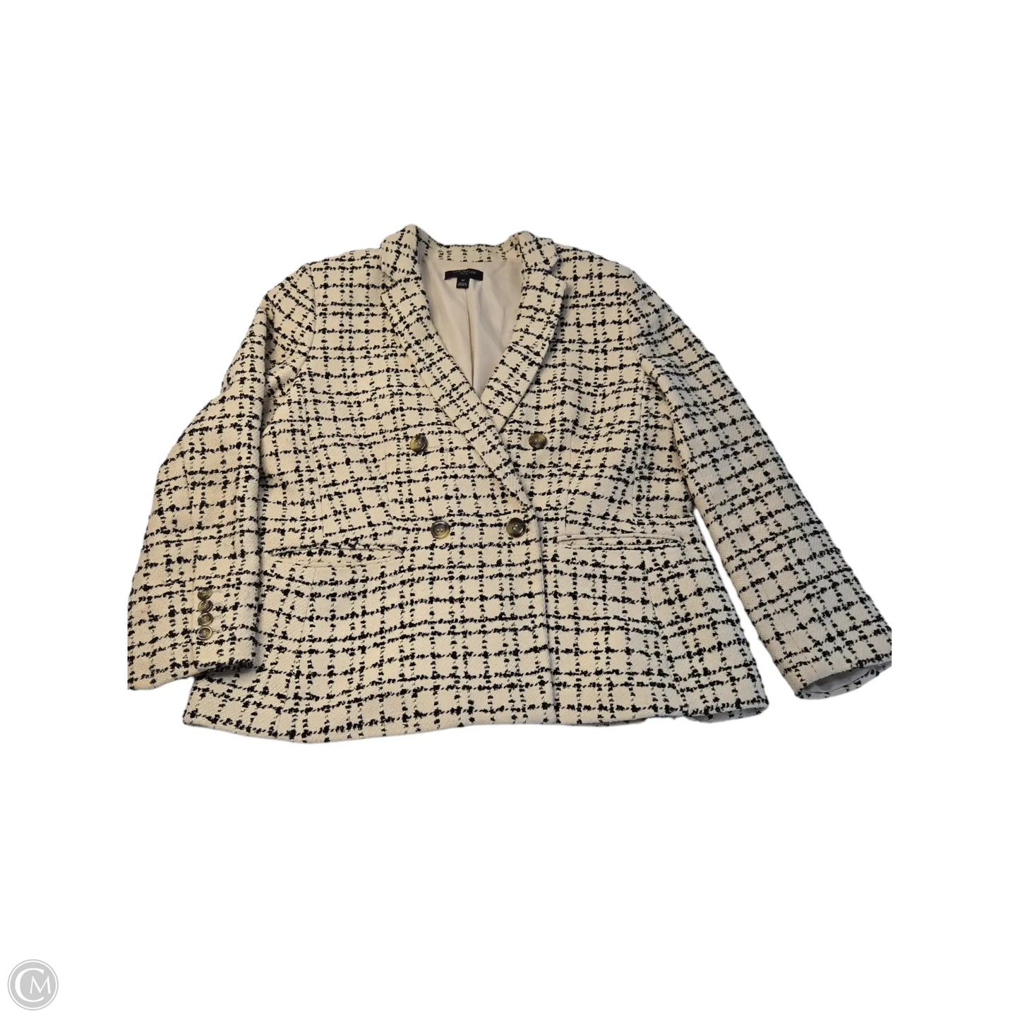 Blazer By Ann Taylor In Tan, Size: 16