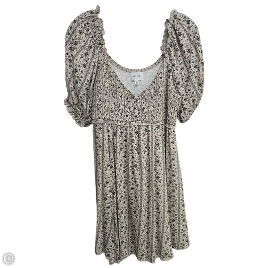 Dress Casual Midi By Heyson In Black & Cream, Size: M