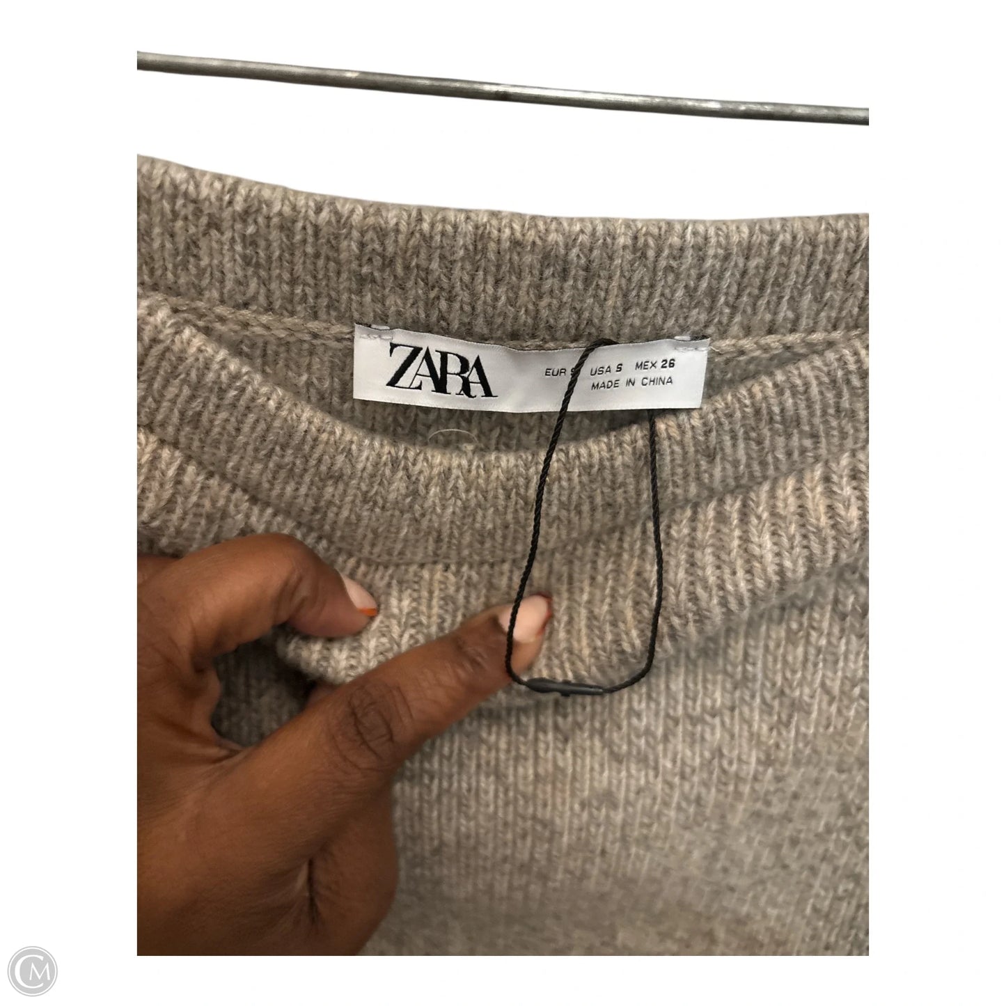 Skirt Mini & Short By Zara In Taupe, Size: S