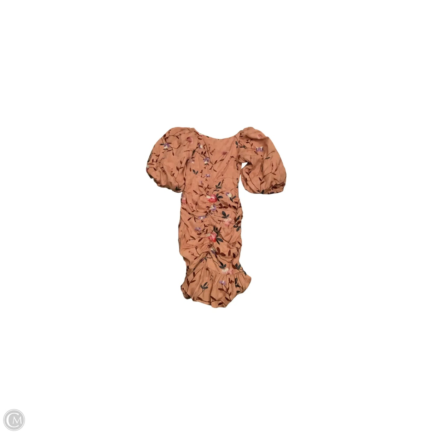 Dress Casual Midi By Clothes Mentor In Peach, Size: S