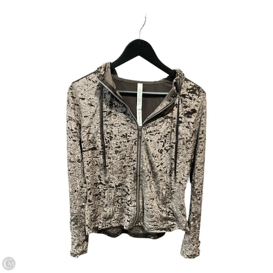 Athletic Jacket By Lululemon In Brown, Size: 10