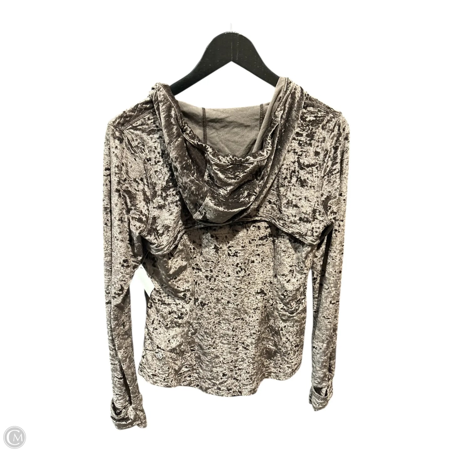 Athletic Jacket By Lululemon In Brown, Size: 10