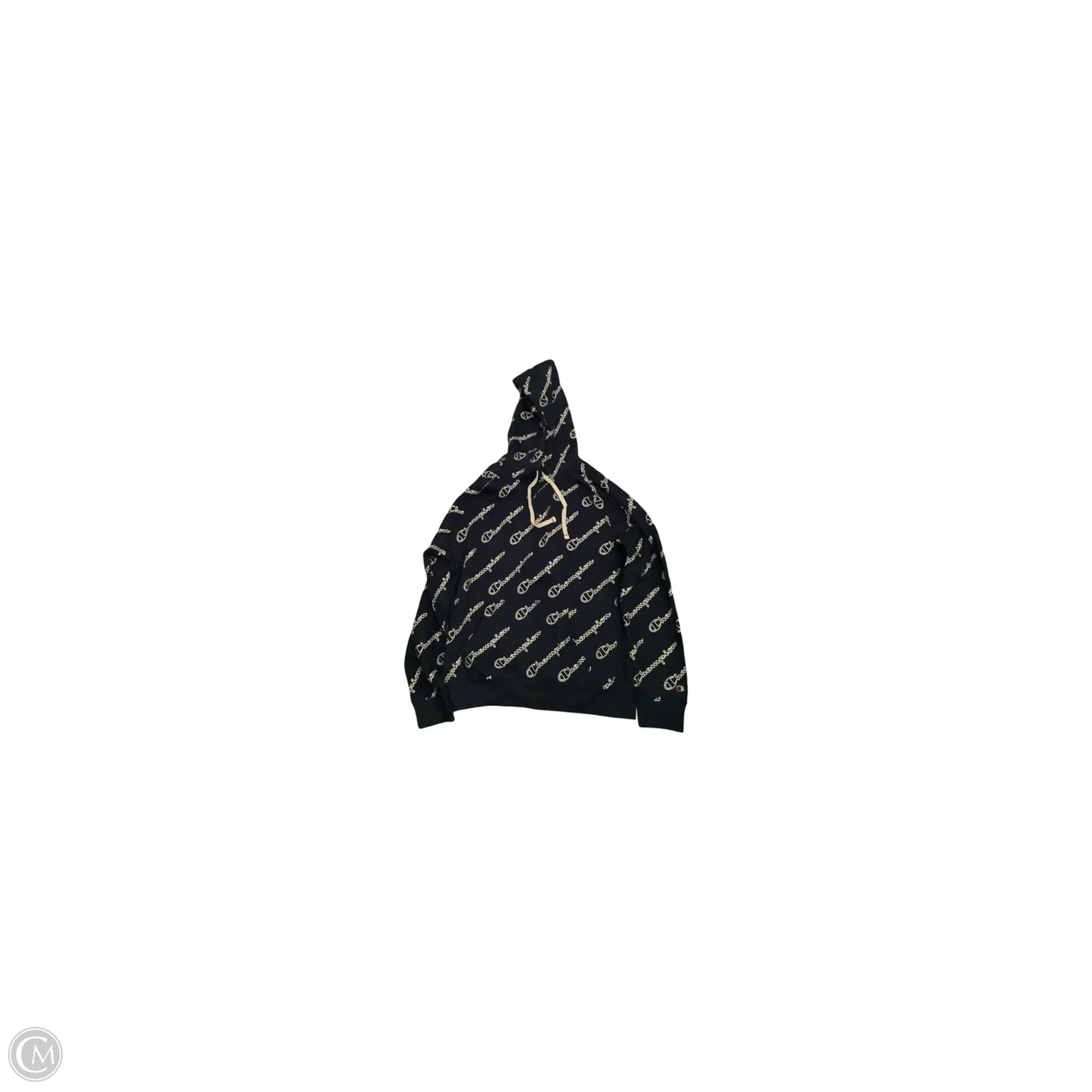 Sweatshirt Hoodie By Champion In Blue, Size: Xl