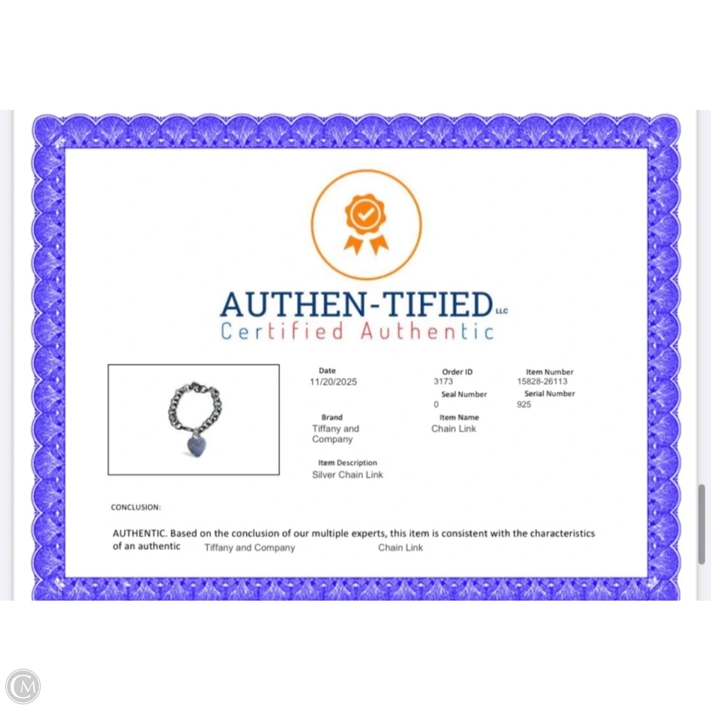 Bracelet Luxury Designer By Tiffany And Company