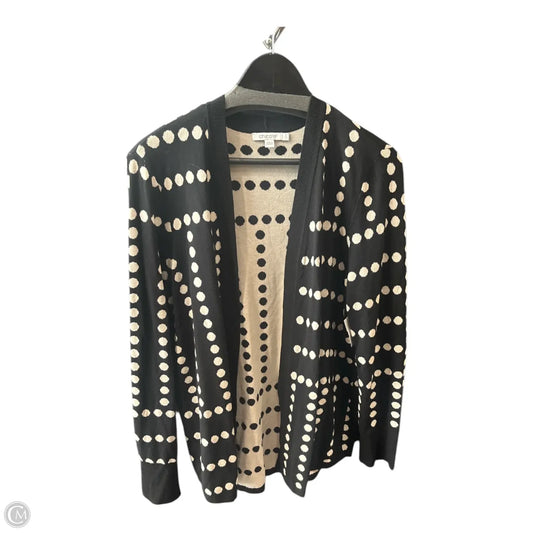 Cardigan By Chicos In Polkadot Pattern, Size: L