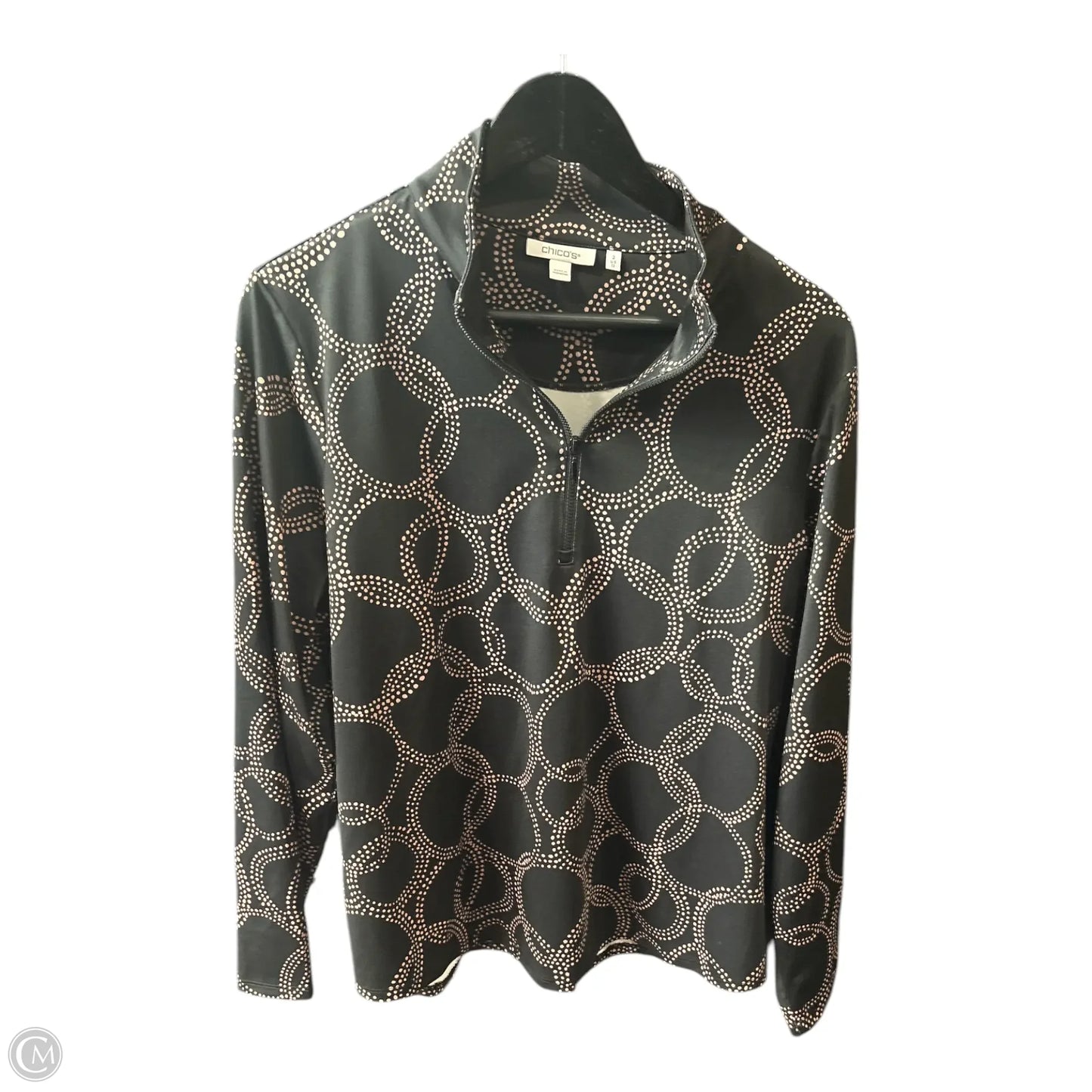 Top Long Sleeve Basic By Chicos In Black, Size: 12