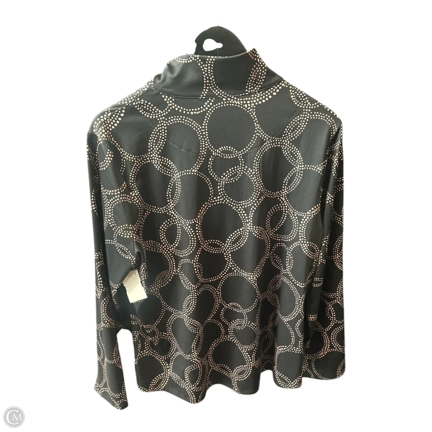 Top Long Sleeve Basic By Chicos In Black, Size: 12