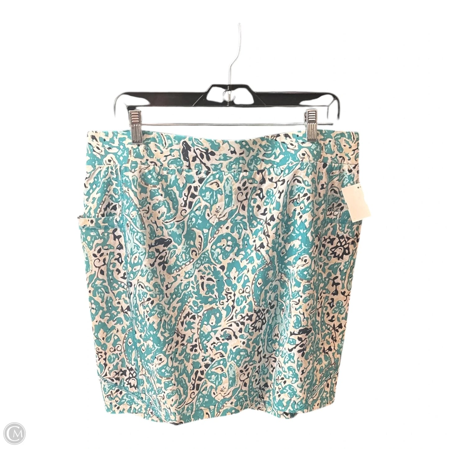 Athletic Skort By Chicos In Teal, Size: 14