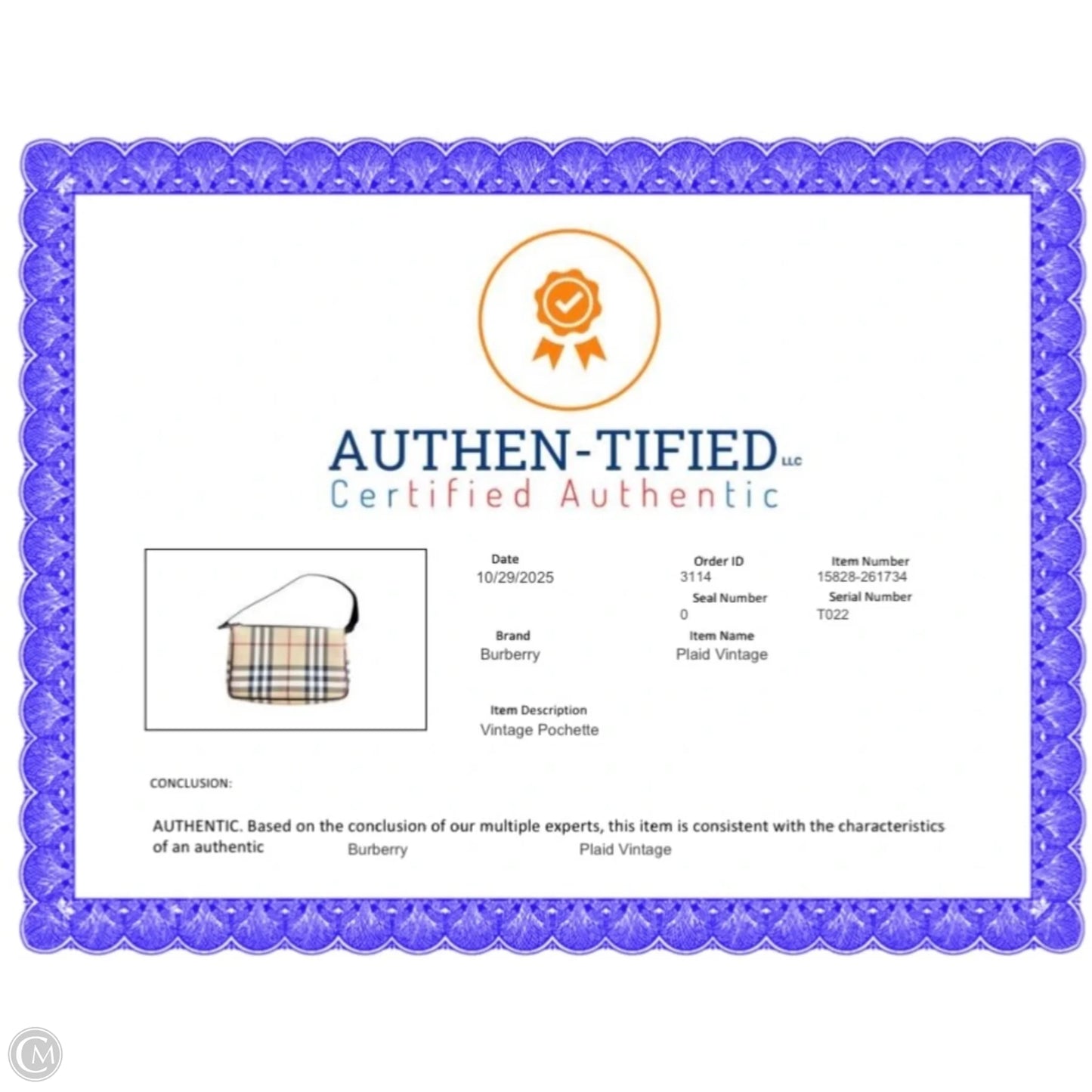 Wristlet Luxury Designer By Burberry, Size: Small