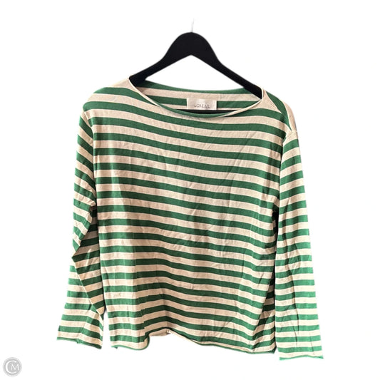 Top Long Sleeve Basic By The Great. In Green, Size: 0