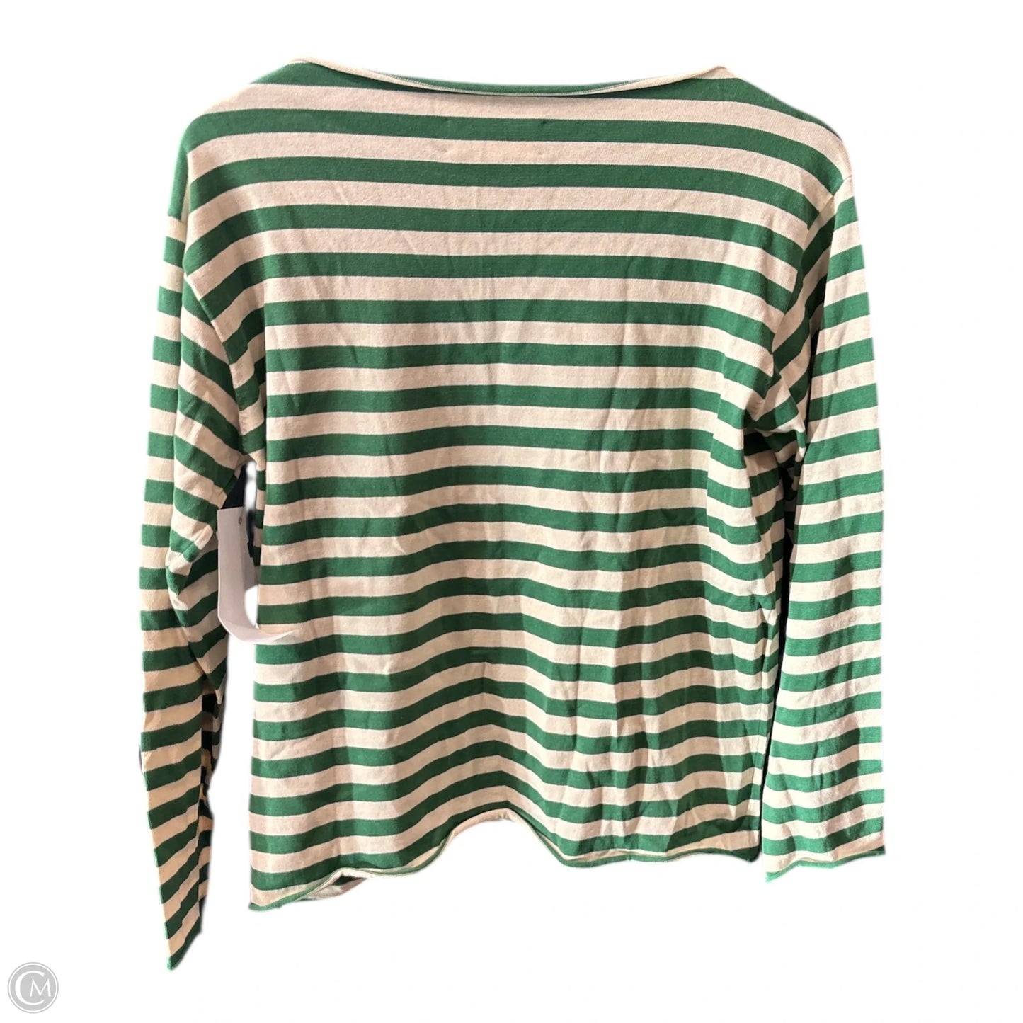 Top Long Sleeve Basic By The Great. In Green, Size: 0