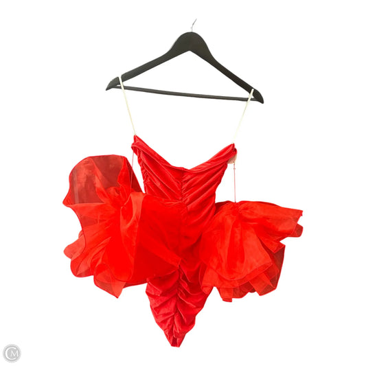 Dress Party Midi By Shein In Red, Size: 4