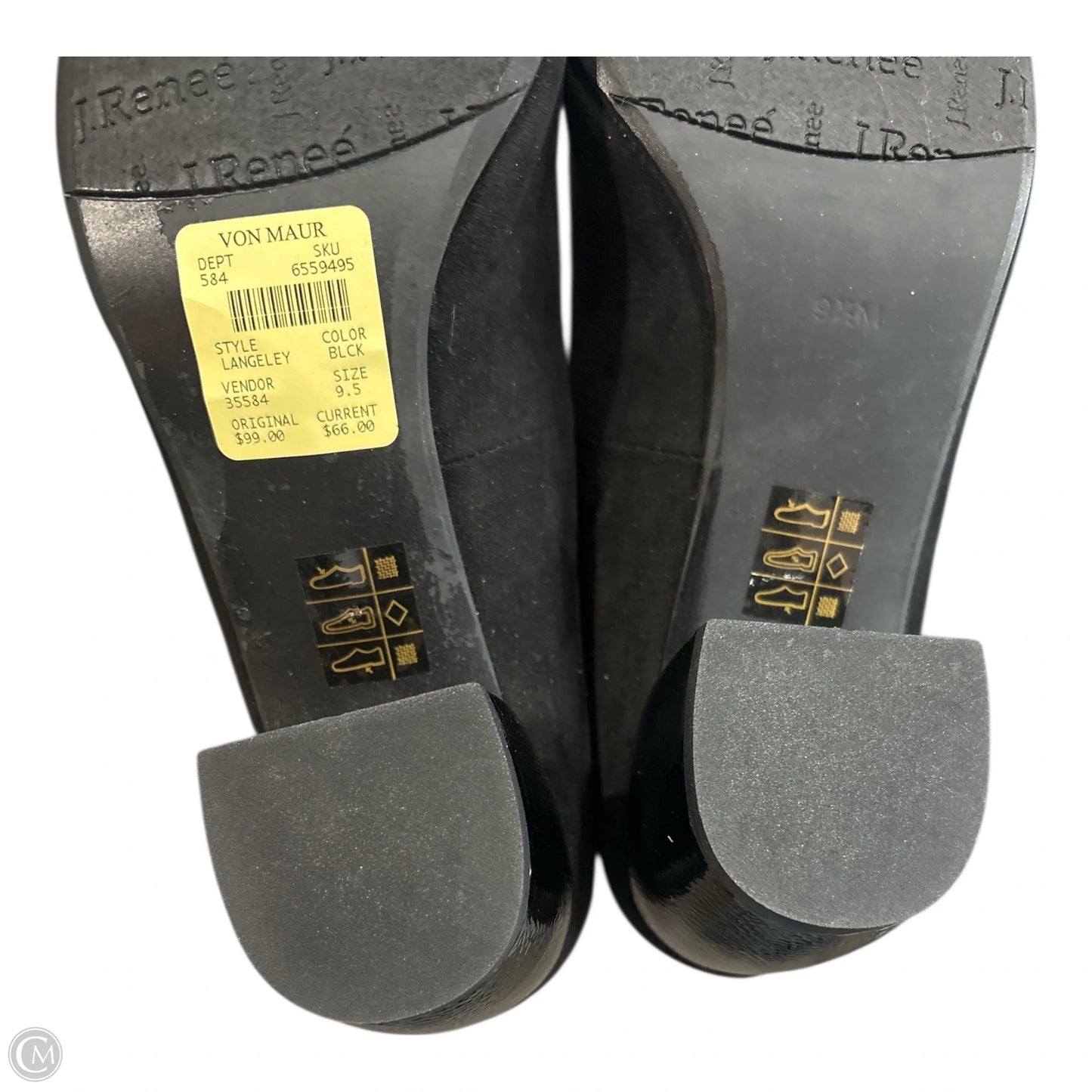 Shoes Heels Block By J Renee In Black, Size: 9.5