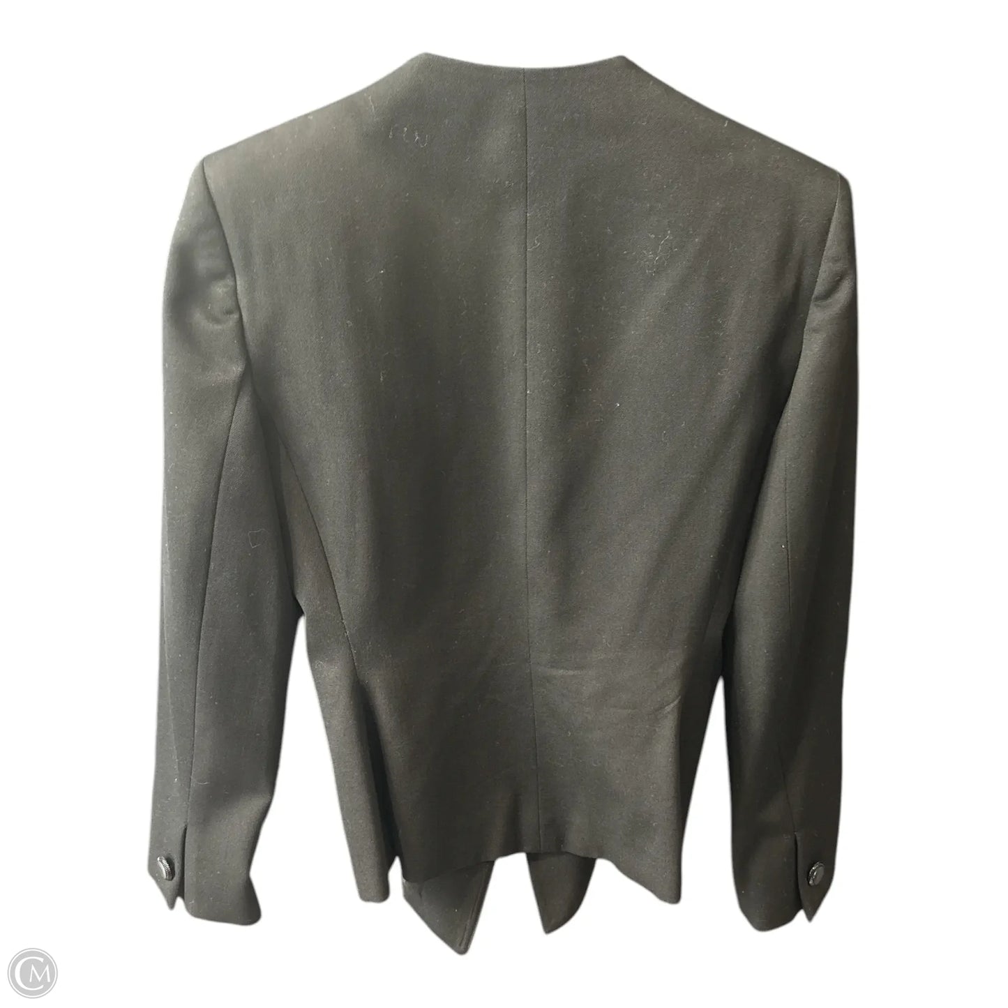 Blazer Luxury Designer By Dior In Black, Size: 8