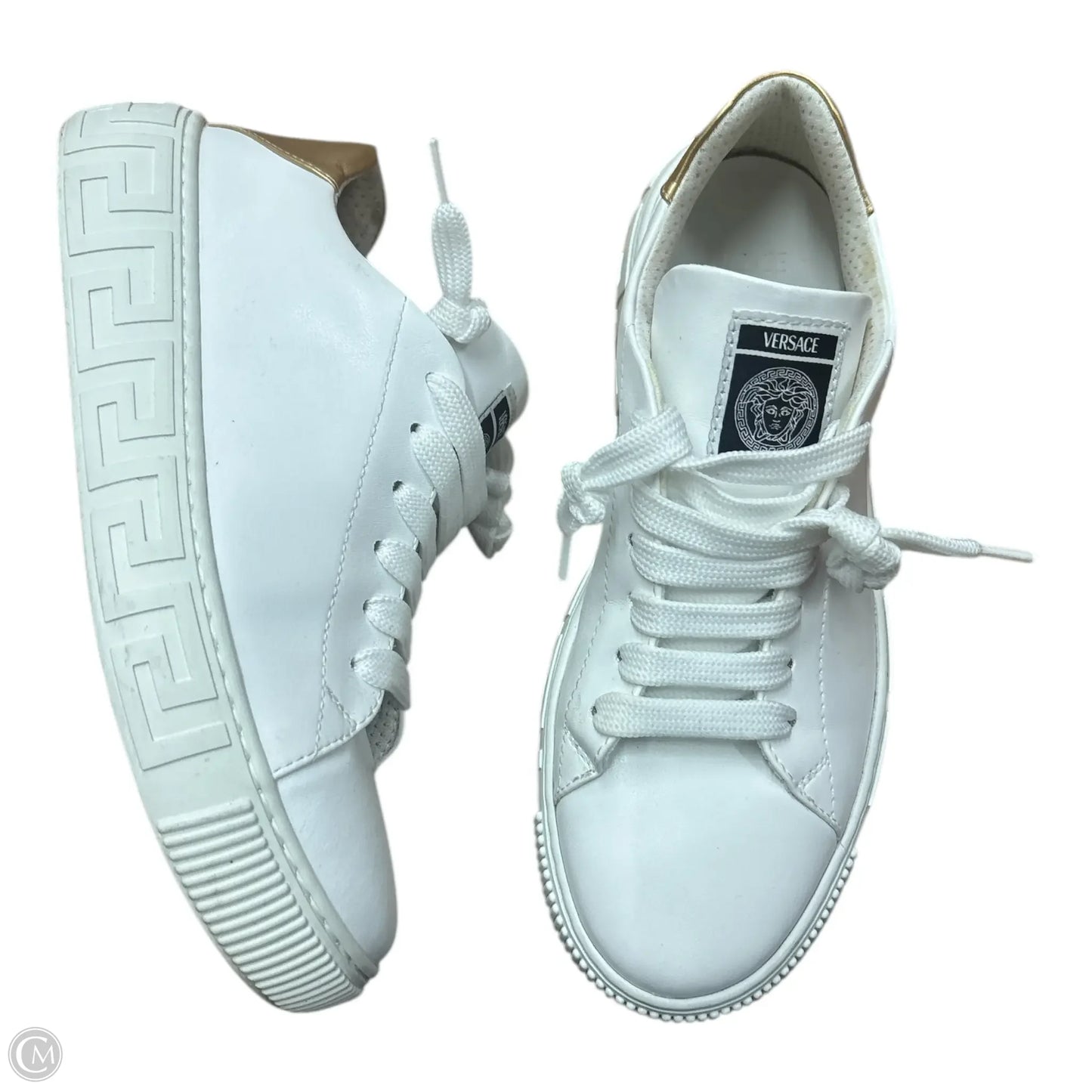 Shoes Luxury Designer By Versace In White